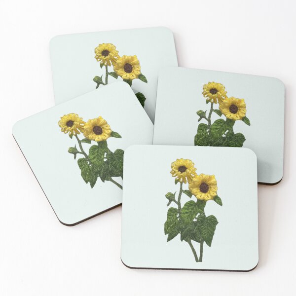 Item preview, Sunflower hand-embroidery designed and sold by Alsa.handembroidery.