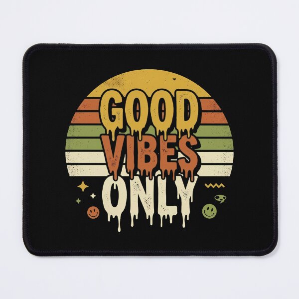 Item preview, Good Vibes Only Retro Dripping Text Sunset designed and sold by InfiniteOrbit.