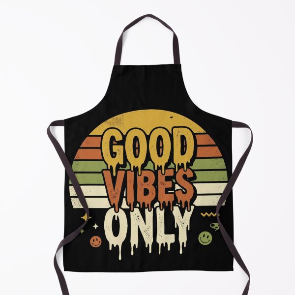 Item preview, Good Vibes Only Retro Dripping Text Sunset designed and sold by InfiniteOrbit.