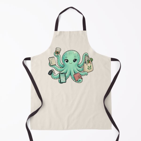 Item preview, Chaotic Multitasking Octopus Running Errands designed and sold by just a midlife crisis.