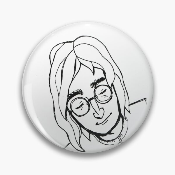 Item preview, John Lennon sketch portrait designed and sold by Beagleamarelo.