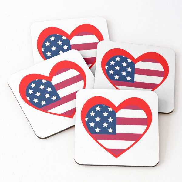 Item preview, Red USA Heart designed and sold by The Best Designs.