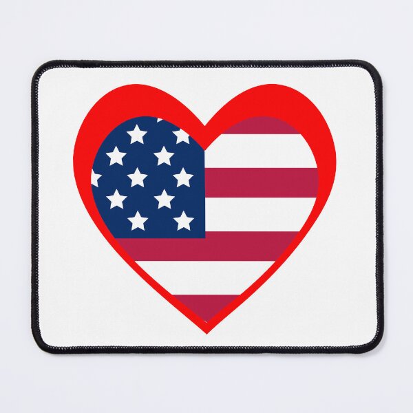Item preview, Red USA Heart designed and sold by The Best Designs.