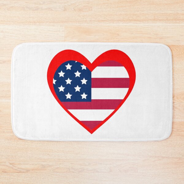 Item preview, Red USA Heart designed and sold by The Best Designs.