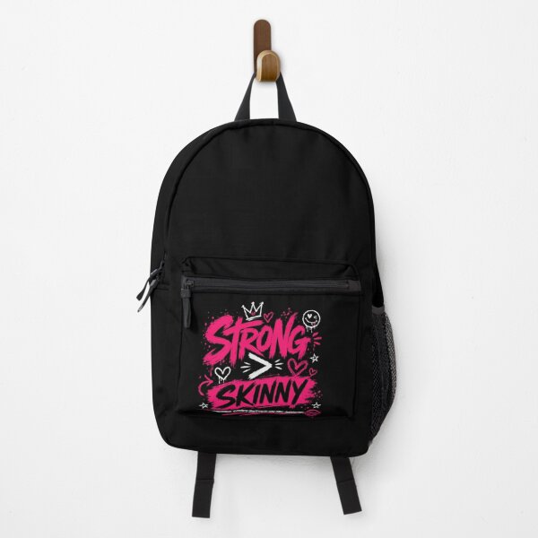 Item preview, Strong Not Skinny Funny Gym Shirt designed and sold by StoryInCode.