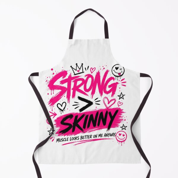 Item preview, Strong Not Skinny Funny Gym Shirt designed and sold by StoryInCode.