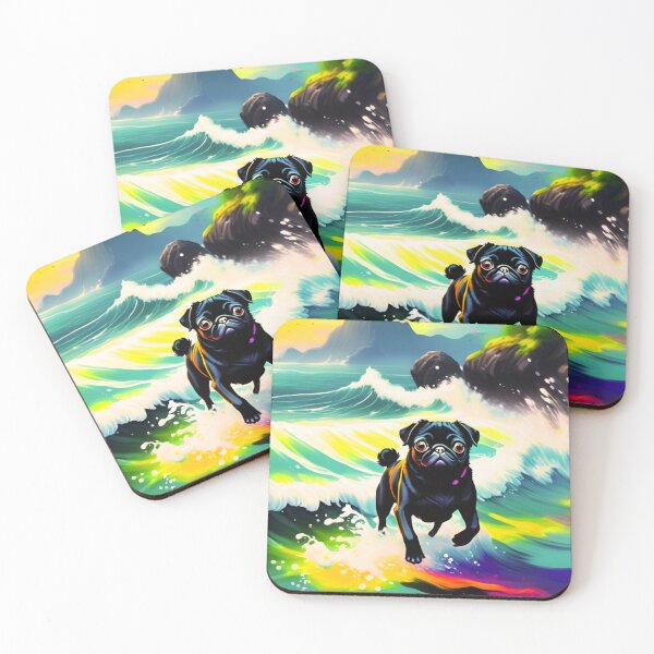 Item preview, Pug Waves designed and sold by Jabbathepug.