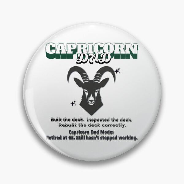 Item preview, Capricorn Dad Mode designed and sold by ZenWealthDesign.