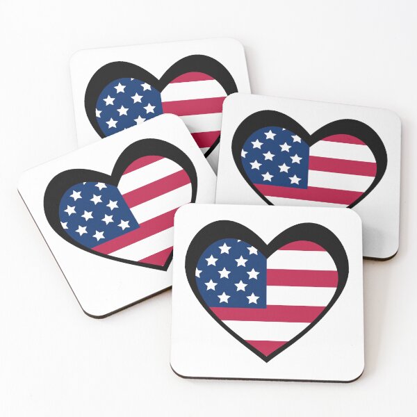 Item preview, Black USA Heart designed and sold by The Best Designs.