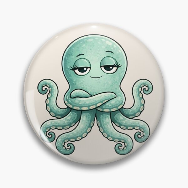 Item preview, Sassy Octopus with Attitude designed and sold by just a midlife crisis.