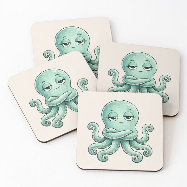 Item preview, Sassy Octopus with Attitude designed and sold by just a midlife crisis.
