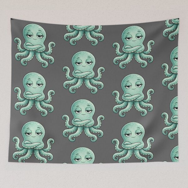 Item preview, Sassy Octopus with Attitude designed and sold by just a midlife crisis.