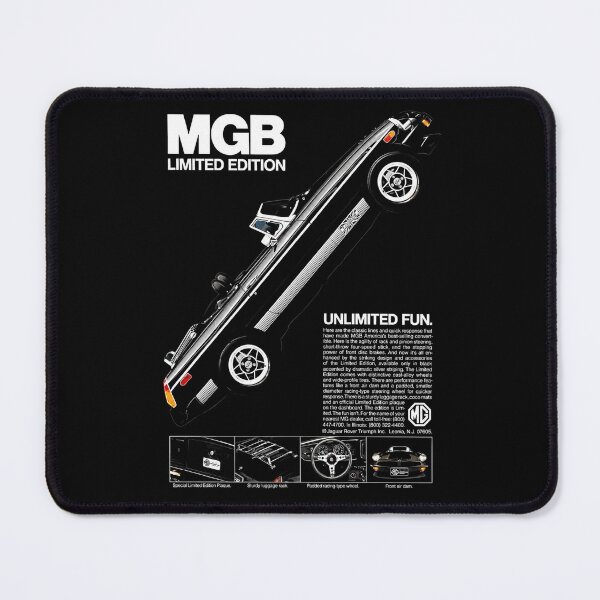 Item preview, MGB Limited Edition – Classic British Roadster Retro Ad Art designed and sold by Stinky Lincy's Apparel Company.