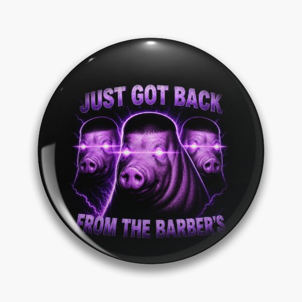 Item preview, Lazer Eyes Just Got Back From The Barber Buzz Cut Pig Fade designed and sold by elderberry.