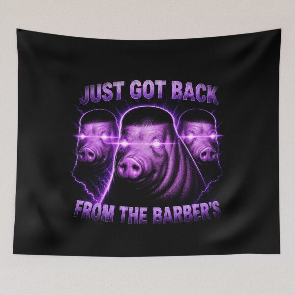 Item preview, Lazer Eyes Just Got Back From The Barber Buzz Cut Pig Fade designed and sold by elderberry.