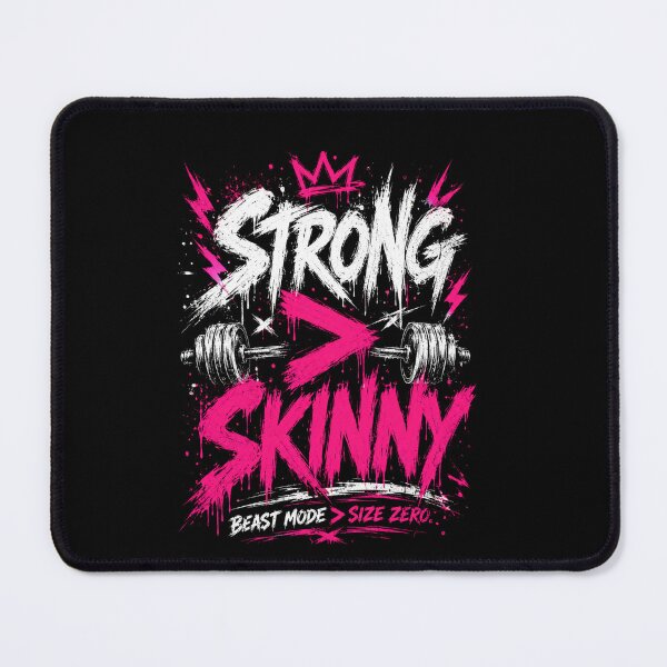 Item preview, Strong Over Skinny Hardcore Gym Tee designed and sold by StoryInCode.