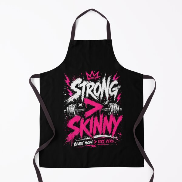 Item preview, Strong Over Skinny Hardcore Gym Tee designed and sold by StoryInCode.