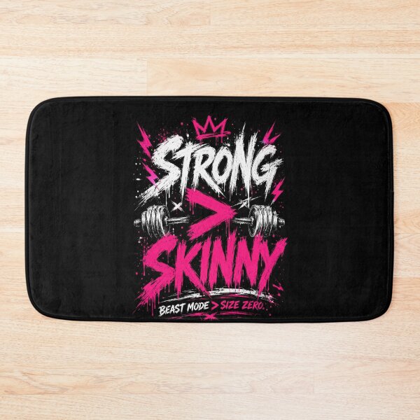 Item preview, Strong Over Skinny Hardcore Gym Tee designed and sold by StoryInCode.