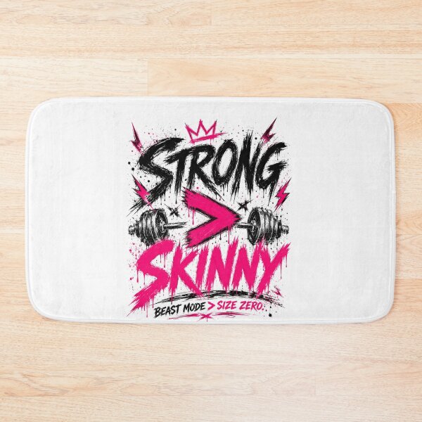 Item preview, Strong Over Skinny Hardcore Gym Tee designed and sold by StoryInCode.