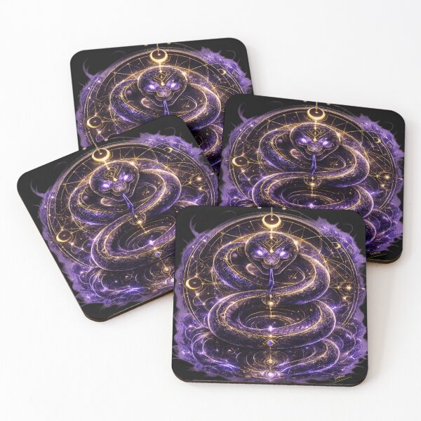 Item preview, Cosmic Serpent of Shadow Sacred Energy Guardian designed and sold by KingofHearts25.