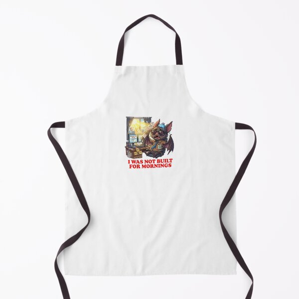 Item preview, I Was Not Built for Mornings Bat Meme designed and sold by Burnout-Beasts.