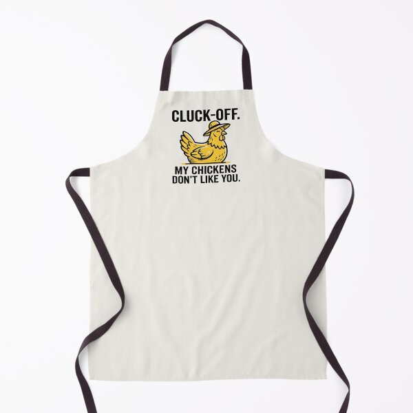 Item preview, cluck-off, my chickens don't like you - sarcastic funny farming vintage retro eroded design designed and sold by bard-art.