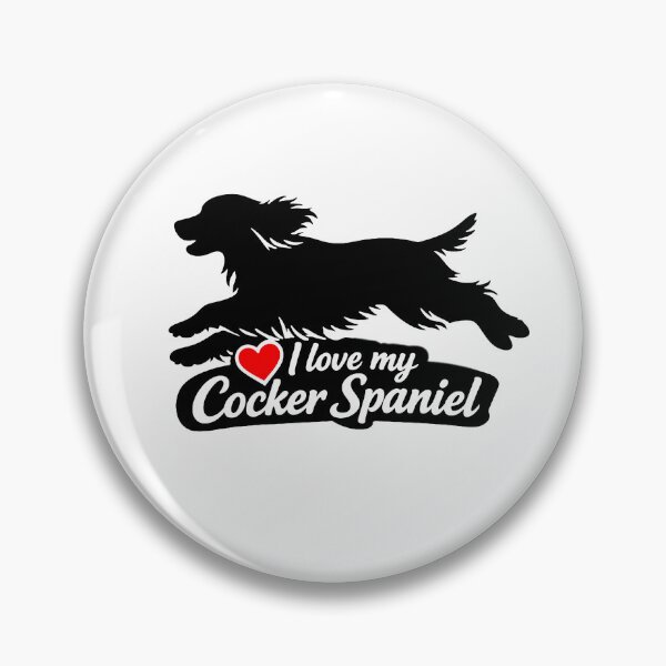 Item preview, I Love My Cocker Spaniel Dog Sticker designed and sold by I Love My Pet Print Shop.