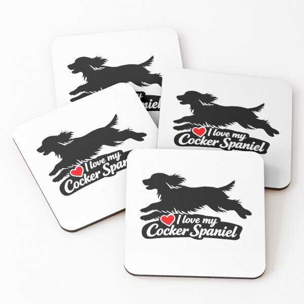 Item preview, I Love My Cocker Spaniel Dog Sticker designed and sold by I Love My Pet Print Shop.