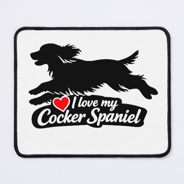 Item preview, I Love My Cocker Spaniel Dog Sticker designed and sold by I Love My Pet Print Shop.