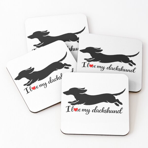 Item preview, I Love My Dachshund designed and sold by I Love My Pet Print Shop.