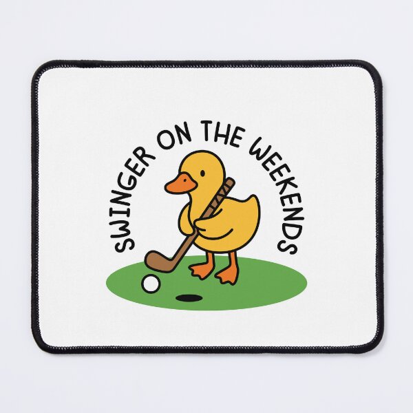 Item preview, Swinger On The Weekends Golf - Funny Silly Goose Golfer Gift designed and sold by gunaone-design.