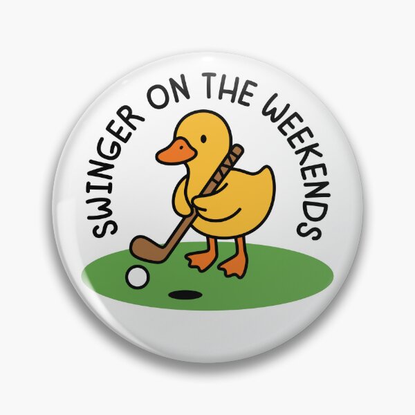 Item preview, Swinger On The Weekends Golf - Funny Silly Goose Golfer Gift designed and sold by gunaone-design.