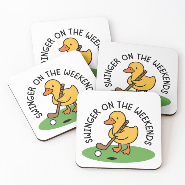 Item preview, Swinger On The Weekends Golf - Funny Silly Goose Golfer Gift designed and sold by gunaone-design.