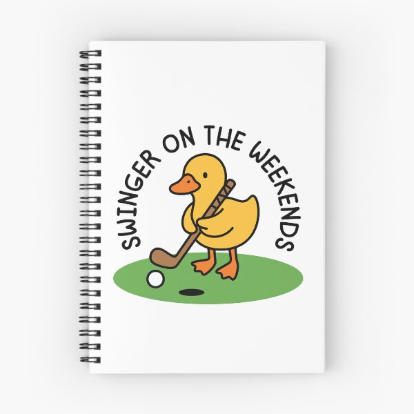 Item preview, Swinger On The Weekends Golf - Funny Silly Goose Golfer Gift designed and sold by gunaone-design.