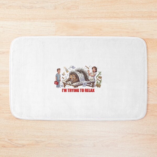 Item preview, I'm Trying to Relax Porcupine Meme designed and sold by Burnout-Beasts.