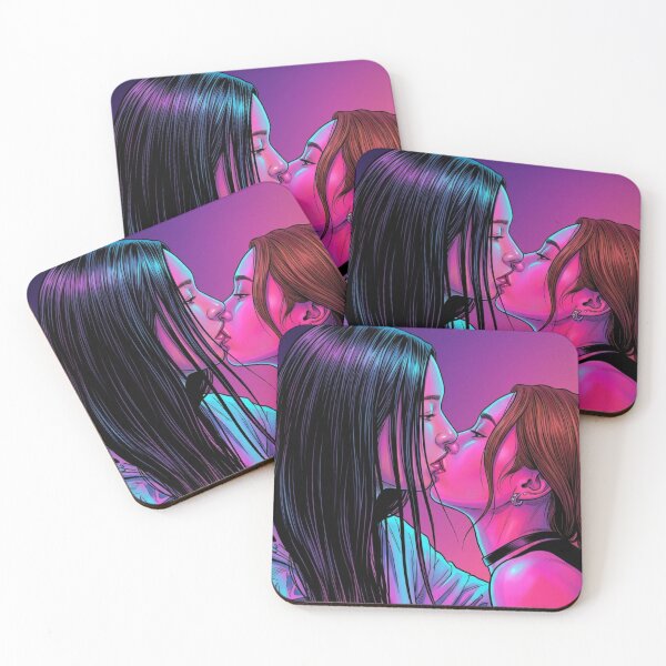Item preview, Mixin' It Up 4 Sasha & Bambi Kiss Thai GL Tv Series Lgbtq+ WLW Decor Poster Print Art Comic designed and sold by Mind Space.