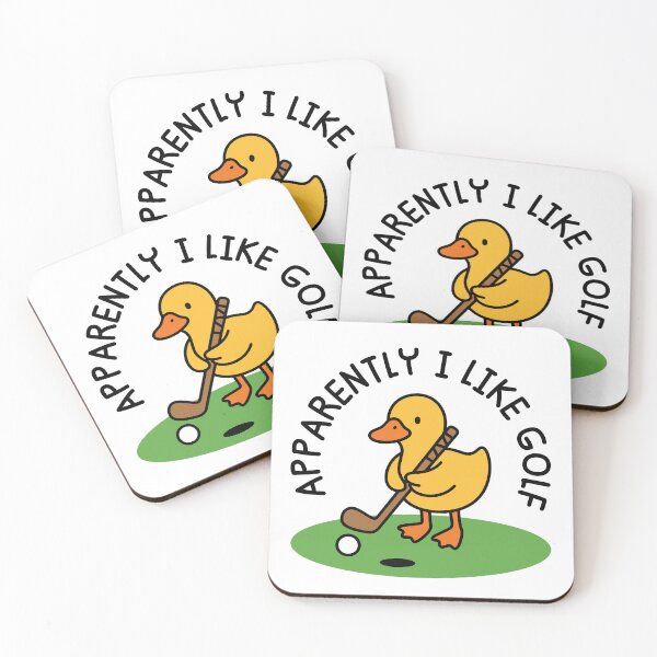 Item preview, Apparently I Like Golf Funny Silly Golfer Dad Gift designed and sold by gunaone-design.