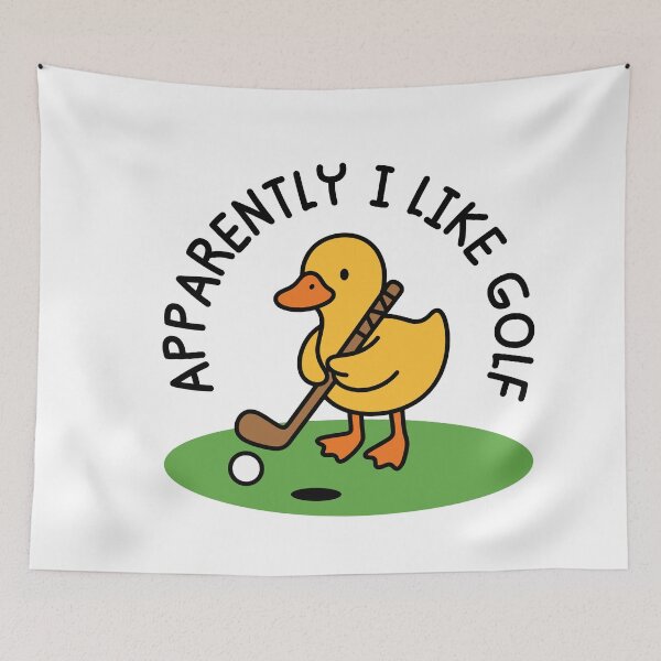 Item preview, Apparently I Like Golf Funny Silly Golfer Dad Gift designed and sold by gunaone-design.