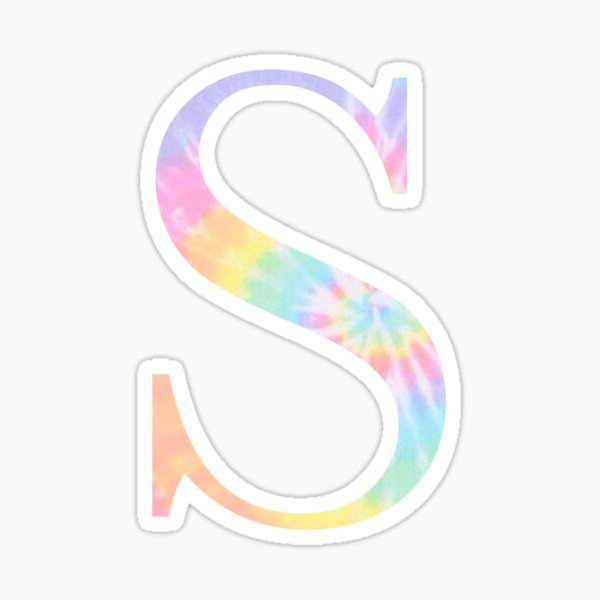 Rainbow Tie Dye S Sticker