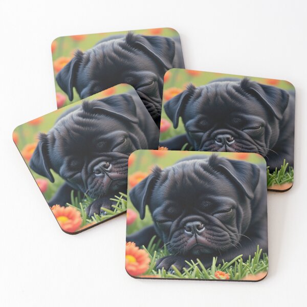 Item preview, Sleeping Pug designed and sold by Jabbathepug.