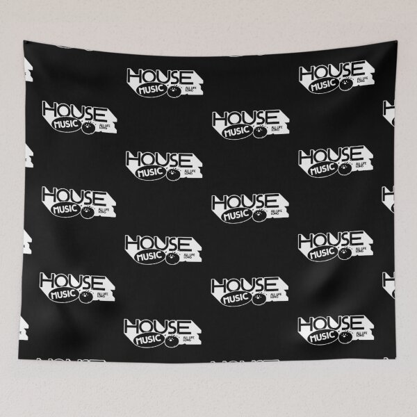 Item preview, HOUSE MUSIC - Life Long Health (White) designed and sold by Discothreadz.