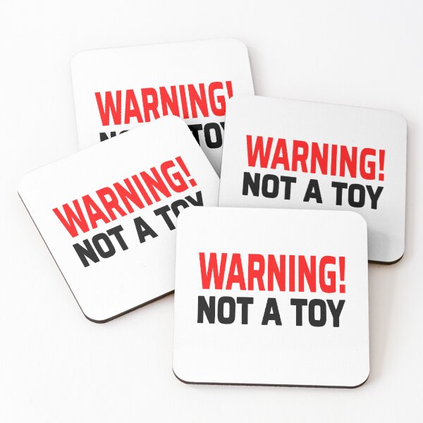 Item preview, Warning Not A Toy designed and sold by Odd-Squared.