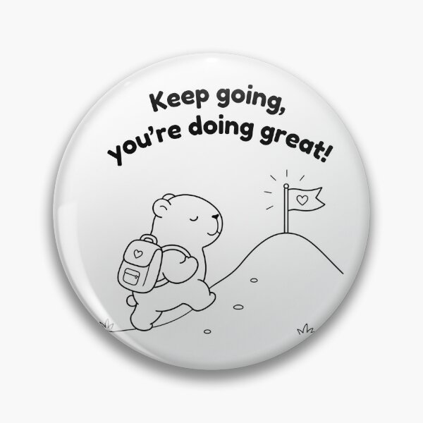 Item preview, Keep Going Capybara – Simple Minimalist Animal Design designed and sold by PAPIRO SIGLO XXI.