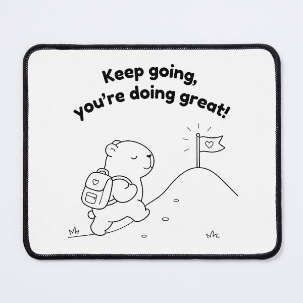 Item preview, Keep Going Capybara – Simple Minimalist Animal Design designed and sold by PAPIRO SIGLO XXI.