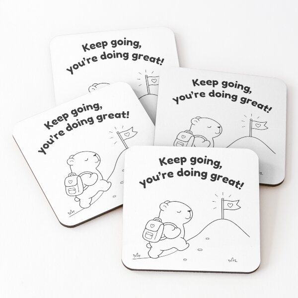 Item preview, Keep Going Capybara – Simple Minimalist Animal Design designed and sold by PAPIRO SIGLO XXI.