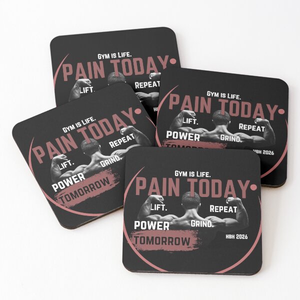 Item preview, Gym Motivation - Pain Today Power Tomorrow HBH 2026 designed and sold by hbhdesign.