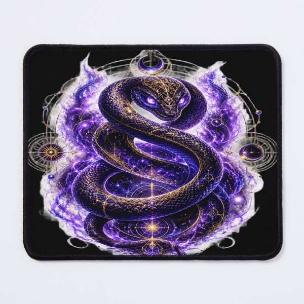 Item preview, Celestial Cosmic Serpent Sacred Geometry Power Guardian designed and sold by KingofHearts25.