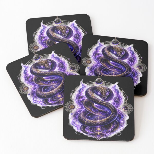 Item preview, Celestial Cosmic Serpent Sacred Geometry Power Guardian designed and sold by KingofHearts25.