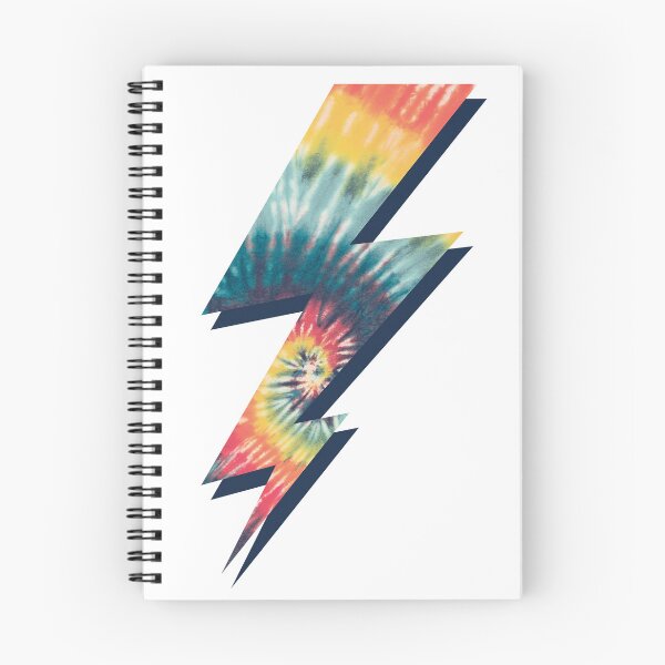Item preview, Tie Dye Lightning Bolt Retro Graphic Art designed and sold by The secret storage room.