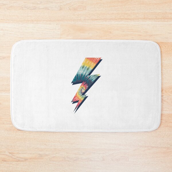 Item preview, Tie Dye Lightning Bolt Retro Graphic Art designed and sold by The secret storage room.